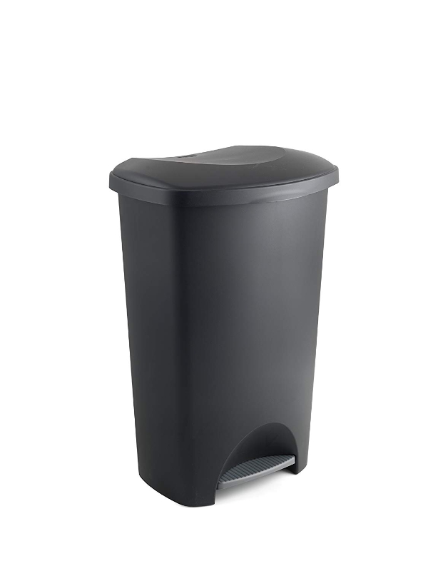 ADDIS 50L Pedal Bin Black (Base & Lid) - Fairway Electrical